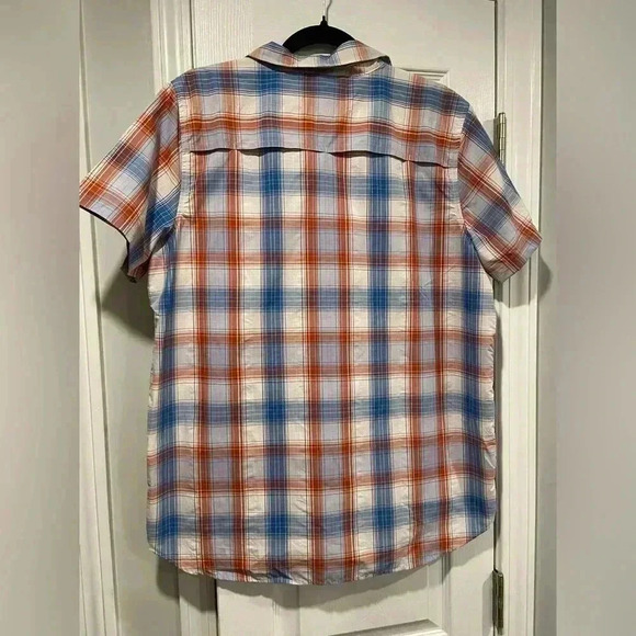 Eddie Bauer Women Nylon Vented Activewear Adventurer Short Sleeve Shirt Size L T - Picture 8 of 8